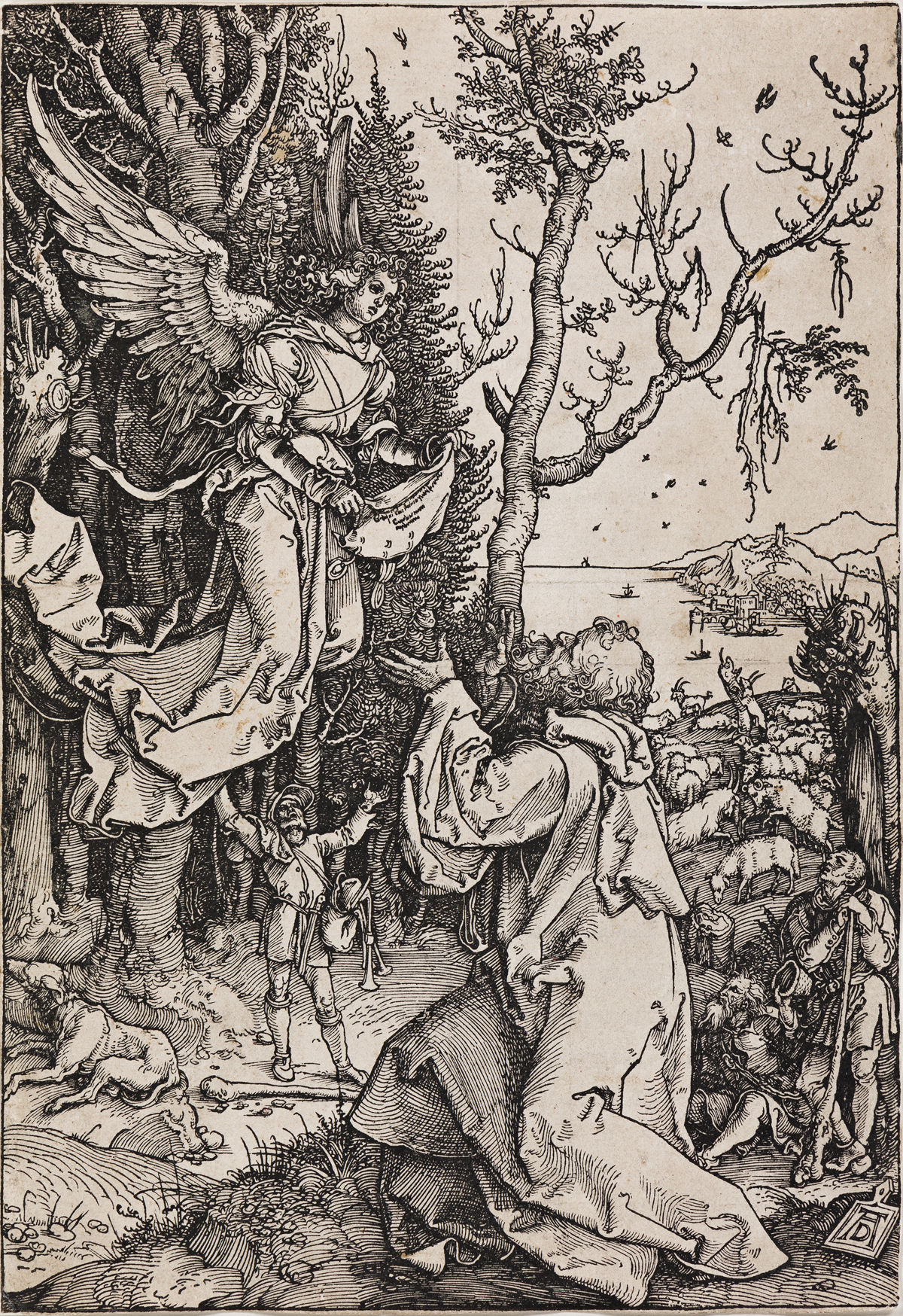 ALBRECHT DÜRER Joachim and the Angel.